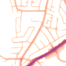 Daytime road noise heatmap for WV4 4TE