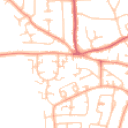 Daytime road noise heatmap for WV4 4YG