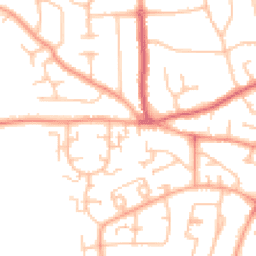 Daytime road noise heatmap for WV4 4YY