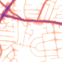 Daytime road noise heatmap for WV4 5AZ