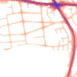 Daytime road noise heatmap for WV4 5HA