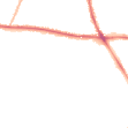 Night-time road noise heatmap for WV4 5HD