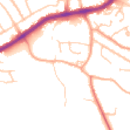 Daytime road noise heatmap for WV4 5HU