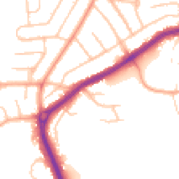 Daytime road noise heatmap for WV4 5LW