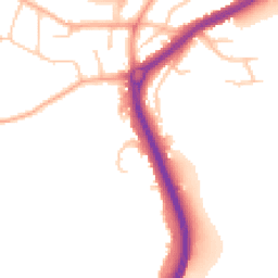 Daytime road noise heatmap for WV4 5NF