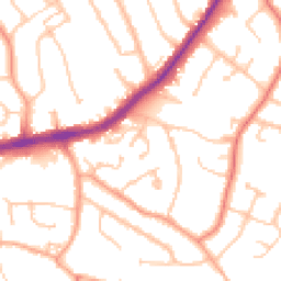 Daytime road noise heatmap for WV4 5PP