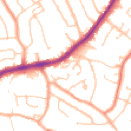 Daytime road noise heatmap for WV4 5PS