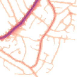 Daytime road noise heatmap for WV4 5PX