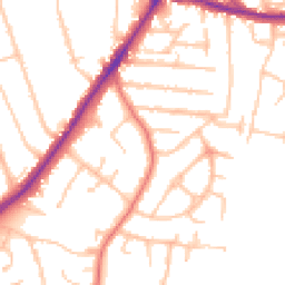 Daytime road noise heatmap for WV4 5SW
