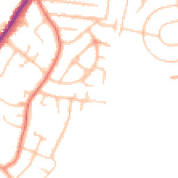 Daytime road noise heatmap for WV4 5SX