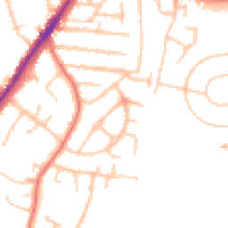 Daytime road noise heatmap for WV4 5TL