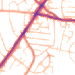 Daytime road noise heatmap for WV4 5UD