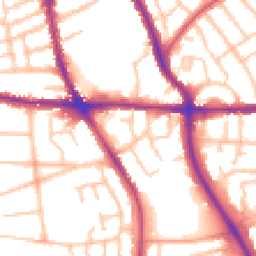 Daytime road noise heatmap for WV4 6AD