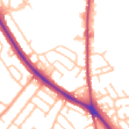Daytime road noise heatmap for WV4 6DB