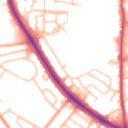 Daytime road noise heatmap for WV4 6DP