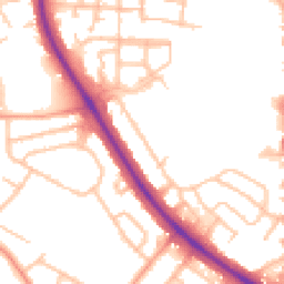 Daytime road noise heatmap for WV4 6DR