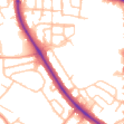 Daytime road noise heatmap for WV4 6DT