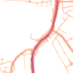 Daytime road noise heatmap for WV4 6GA