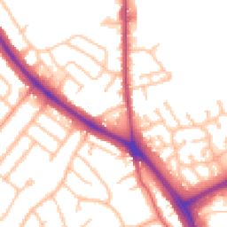 Daytime road noise heatmap for WV4 6LH