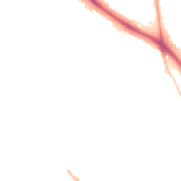 Night-time road noise heatmap for WV4 6LU