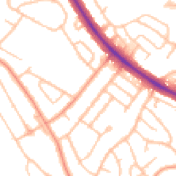 Daytime road noise heatmap for WV4 6PA