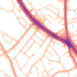 Daytime road noise heatmap for WV4 6PL