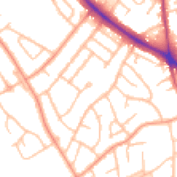 Daytime road noise heatmap for WV4 6PS