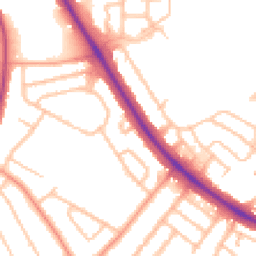 Daytime road noise heatmap for WV4 6PU