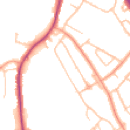 Daytime road noise heatmap for WV4 6QJ
