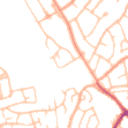 Daytime road noise heatmap for WV4 6QR