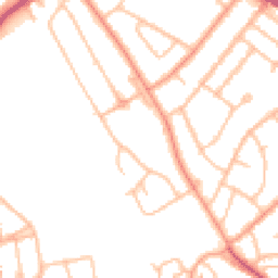 Daytime road noise heatmap for WV4 6QT