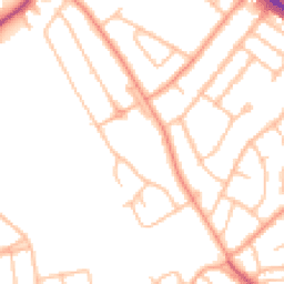 Daytime road noise heatmap for WV4 6QU