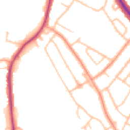 Daytime road noise heatmap for WV4 6QY