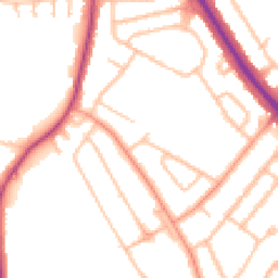 Daytime road noise heatmap for WV4 6RG