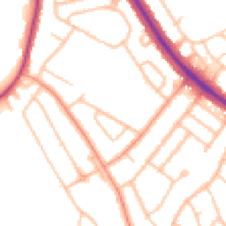 Daytime road noise heatmap for WV4 6RJ