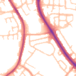 Daytime road noise heatmap for WV4 6SG