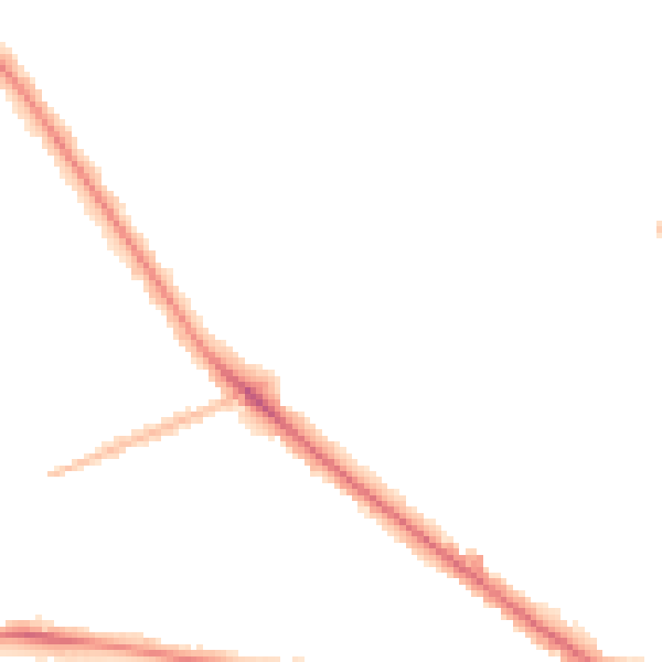Night-time road noise heatmap for WV6 0AG