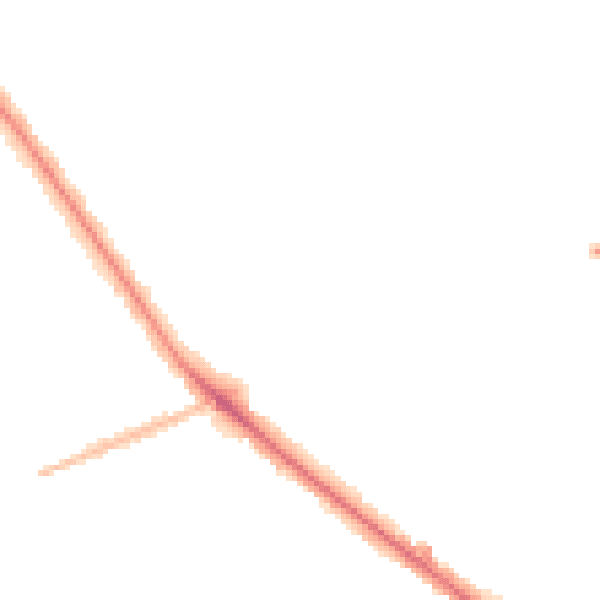 Night-time road noise heatmap for WV6 0AJ