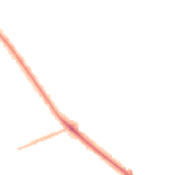 Night-time road noise heatmap for WV6 0AN
