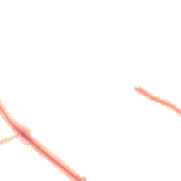 Night-time road noise heatmap for WV6 0AU