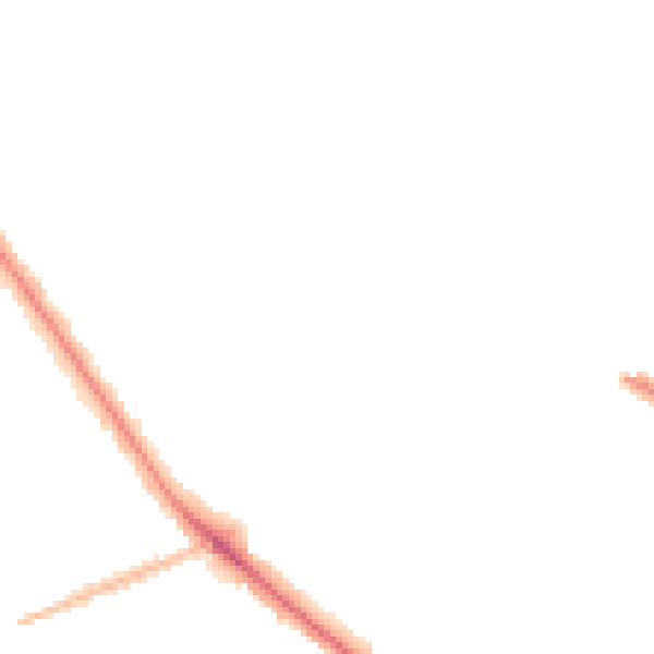 Night-time road noise heatmap for WV6 0AX