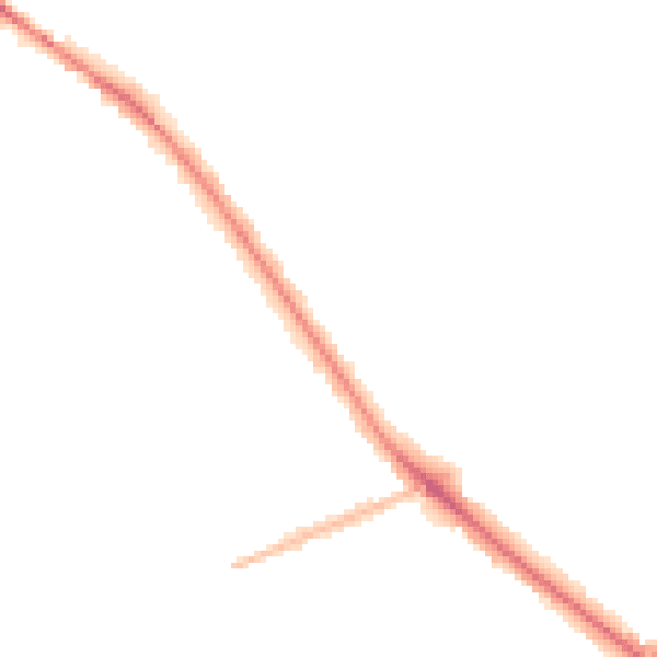 Night-time road noise heatmap for WV6 0BW
