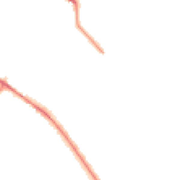 Night-time road noise heatmap for WV6 0JE
