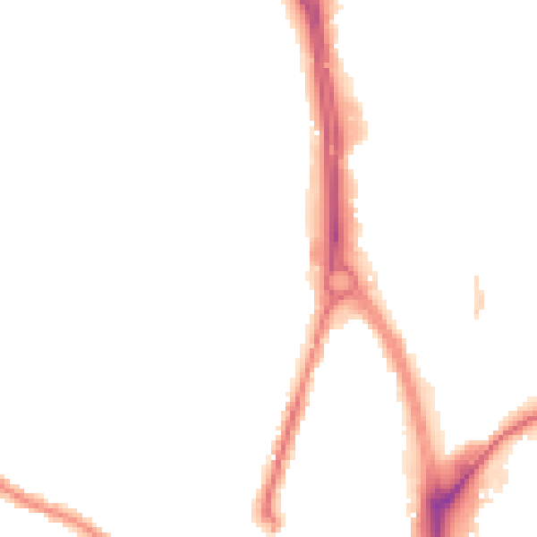 Night-time road noise heatmap for WV6 0NB