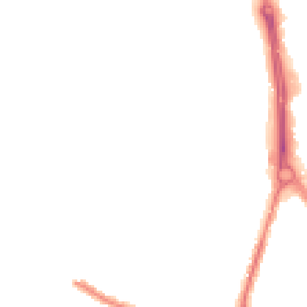 Night-time road noise heatmap for WV6 0NP