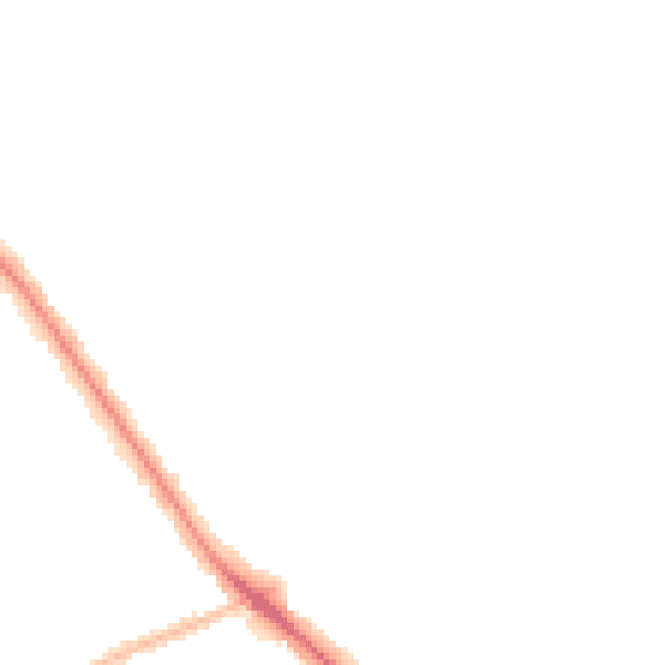 Night-time road noise heatmap for WV6 0RJ