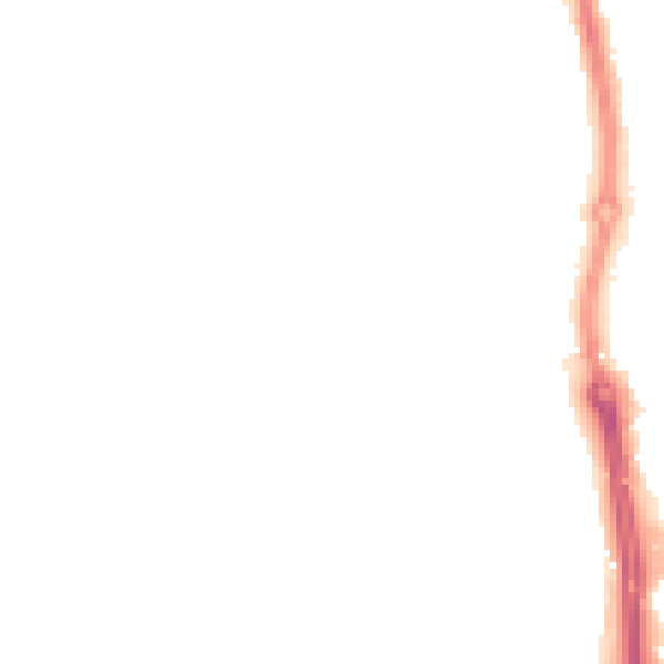 Night-time road noise heatmap for WV6 0WY