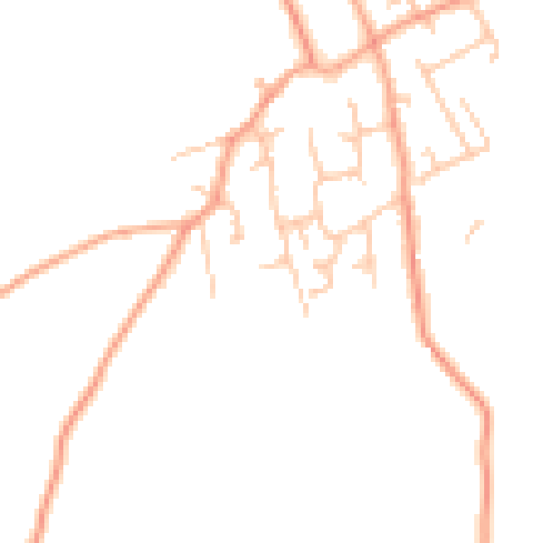 Daytime road noise heatmap for WV6 7FA