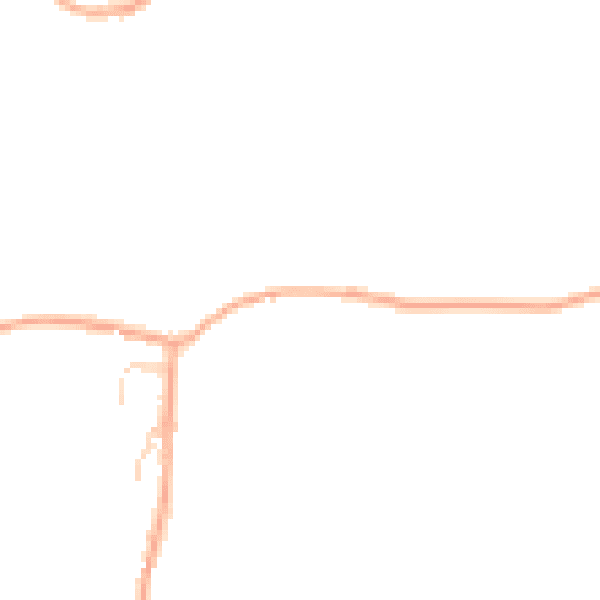 Daytime road noise heatmap for WV6 7JH