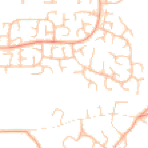Daytime road noise heatmap for WV6 7RX